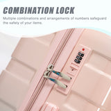 20'/24'/28' 3-Piece PC Spinner Wheel Luggage Set with Combination Lock