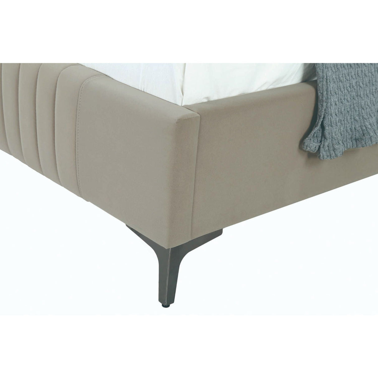 Promenade - Bed With Upholstered Headboard And Slats