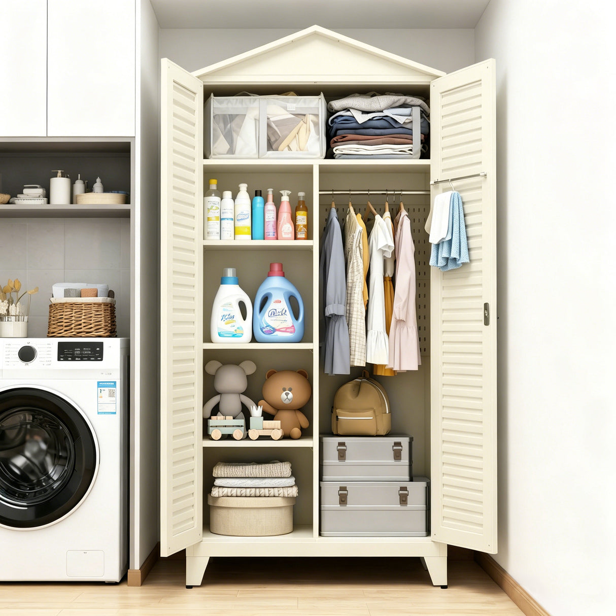 Spire79.1'' Tall Metal Tool Storage Cabinet