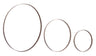 Iron Metal Rings Wall Display (Set of 3)
