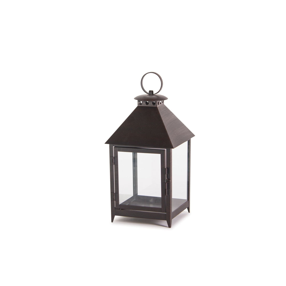 Footed Iron Metal Lantern (Set of 2)