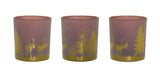 Glass-Tea-Light-Holder-with-Woodland-Scene-(Set-of-3)-Candle-Holders