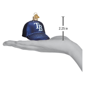 Rays Baseball Cap Ornament