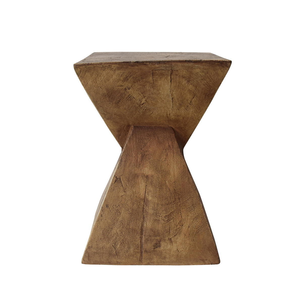 Flamboyant-Outdoor-Side-Table-with-Twisted-Hourglass-Shape,-Natural-