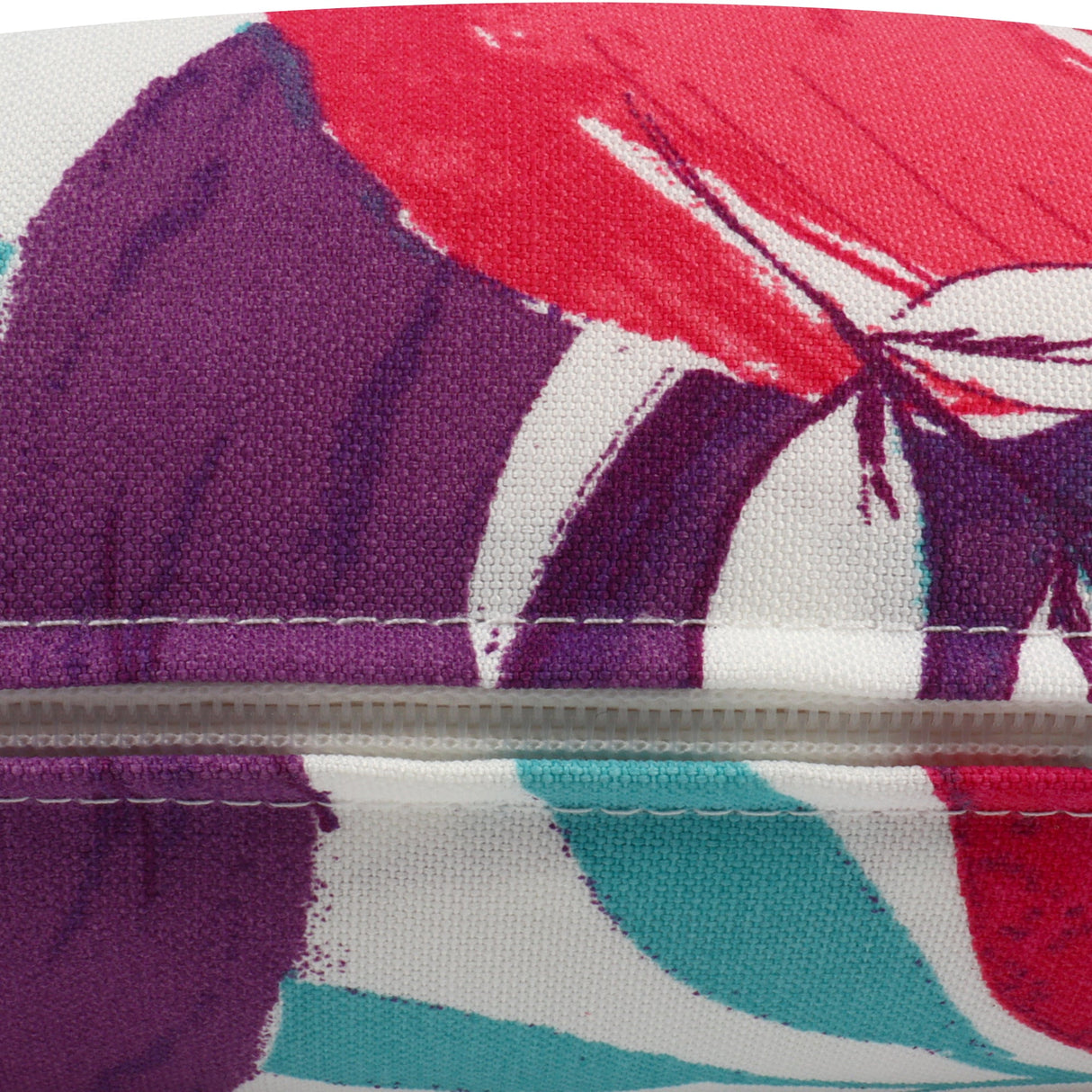 2 Pack Outdoor Lumbar Pillow Covers - Tropical Leaves