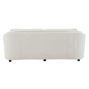 Mariko - Sofa With 2 Pillows - Beige Linen