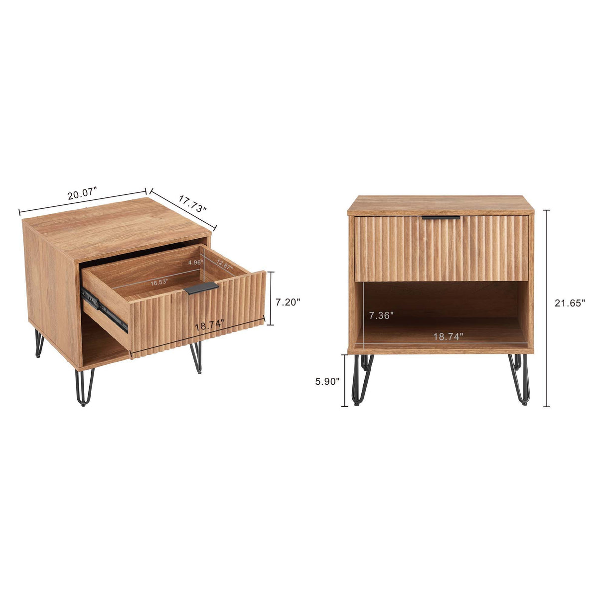 Dumbo - Modern Nightstand