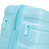 HIFINE Tourist 3-Piece ABS Spinner Wheel Luggage Set (Blue)