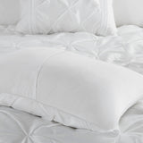 7 Piece Tufted Comforter Set White