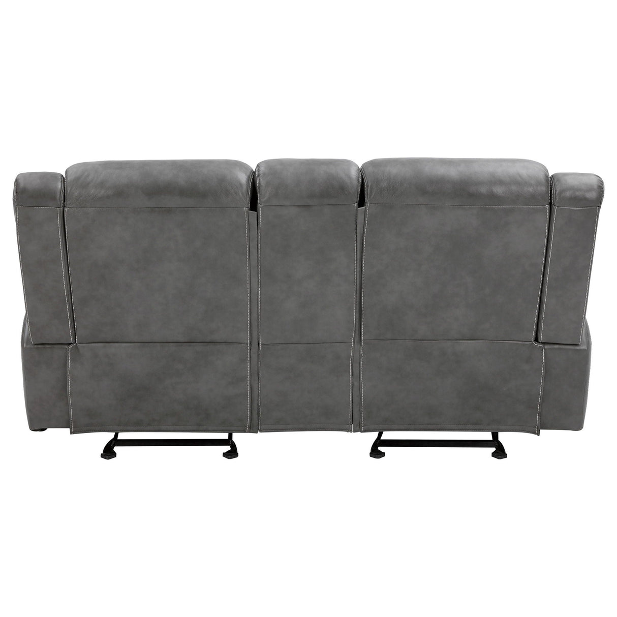 Carmen - Cool Motion Loveseat With Storage, With Reclining Function And Built In Storage - Gray