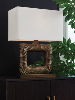 Garronby - Metal Table Lamp - Antique Brass Finish