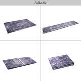 5x8 area rugs for bedroom, washable rug, low-pile, non-slip, non-shedding, foldable, kid & pet friendly - area rugs for living room, bedroom, kitchen, dining room rug, (anthracite, 5' x 8')