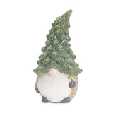 Terra Cotta Gnome Figurine with Pine Tree Hat (Set of 2)