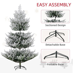 HOMCOM 6 Foot Artificial Christmas Tree