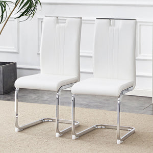 Bow Shaped Ergonomic Chairs with Non-Slip Base - Black or White
