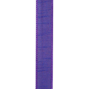 7/8" Dupioni Ribbon: Purple (10 Yards)