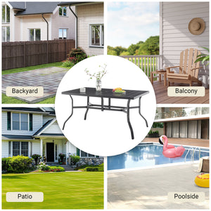 Outdoor Dining Table for 6