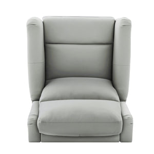 Manual Recliner Swivel Rocking Chair With 8 Point Massage And Heating