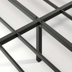 Floating Bedstead With Charging Station And LED Lights