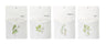 White ceramic herb wall pocket (set of 4)