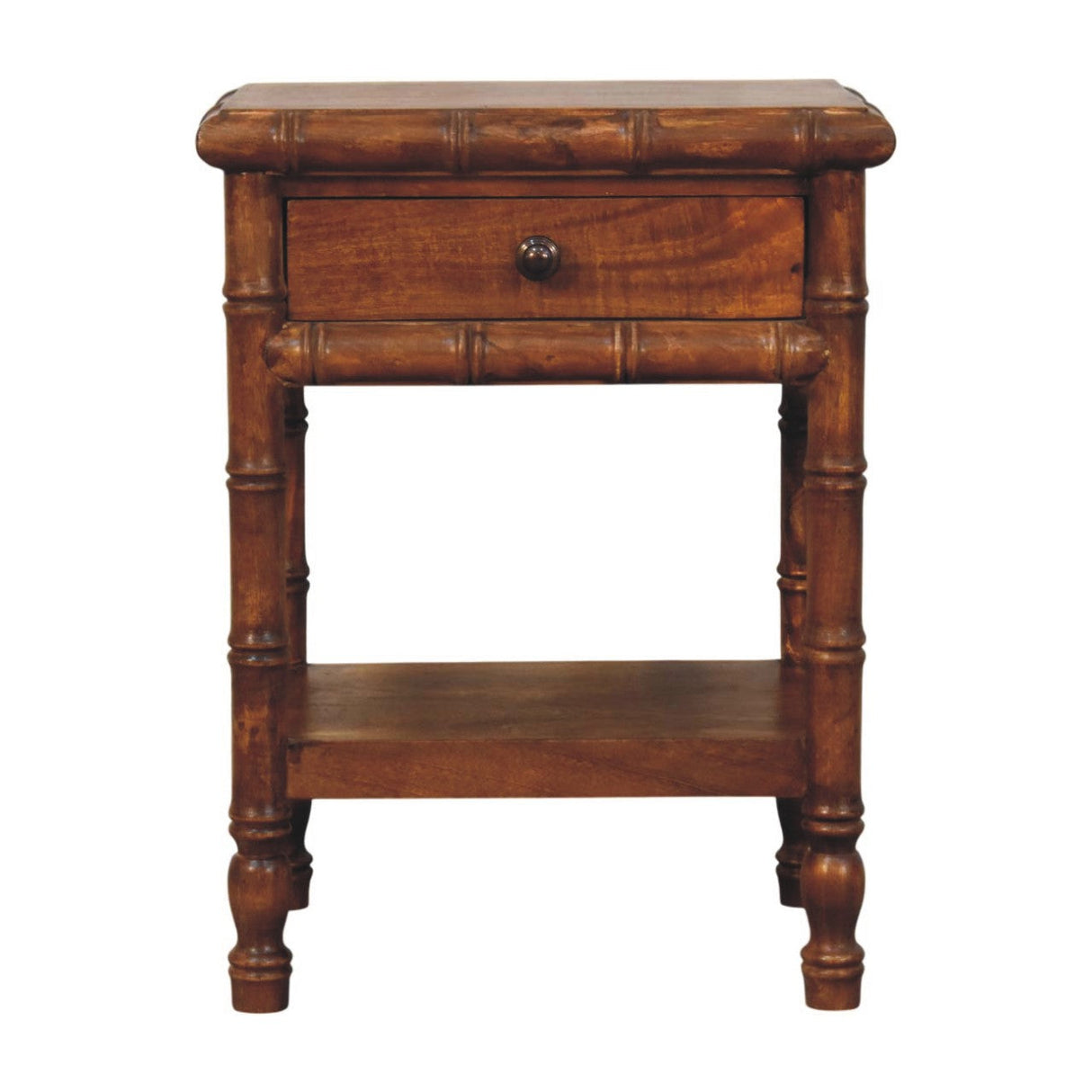 Solid Wood Bamboo Heritage Bedside Table