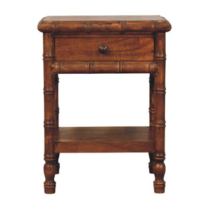 Solid Wood Bamboo Heritage Bedside Table