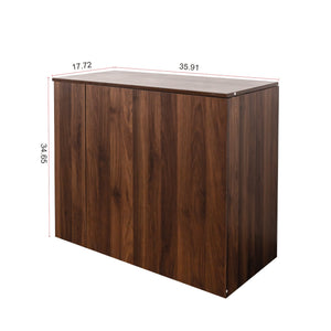 Computer Desk with Drawers, Modern Corner Home Office Storage with Extendable Table