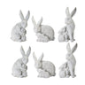 White-stone-garden-rabbit-with-baby-bunny-figurine-(set-of-6)-Figurines