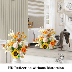Medicine Cabinet, Wall Mounted Bathroom Mirror With Storage