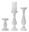 Traditional-white-washed-wooden-candle-holder-(set-of-3)-Candle-Holders