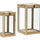 Coastal-wood-box-lantern-with-glass-top-(set-of-2)-Outdoor-Lighting