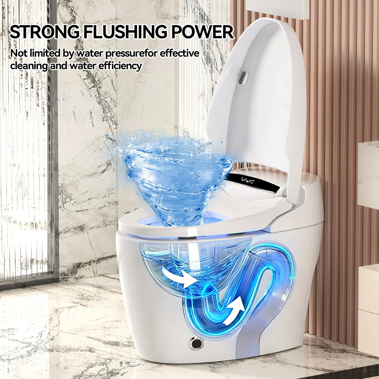 Smart Toilets with Heated Bidet Seat