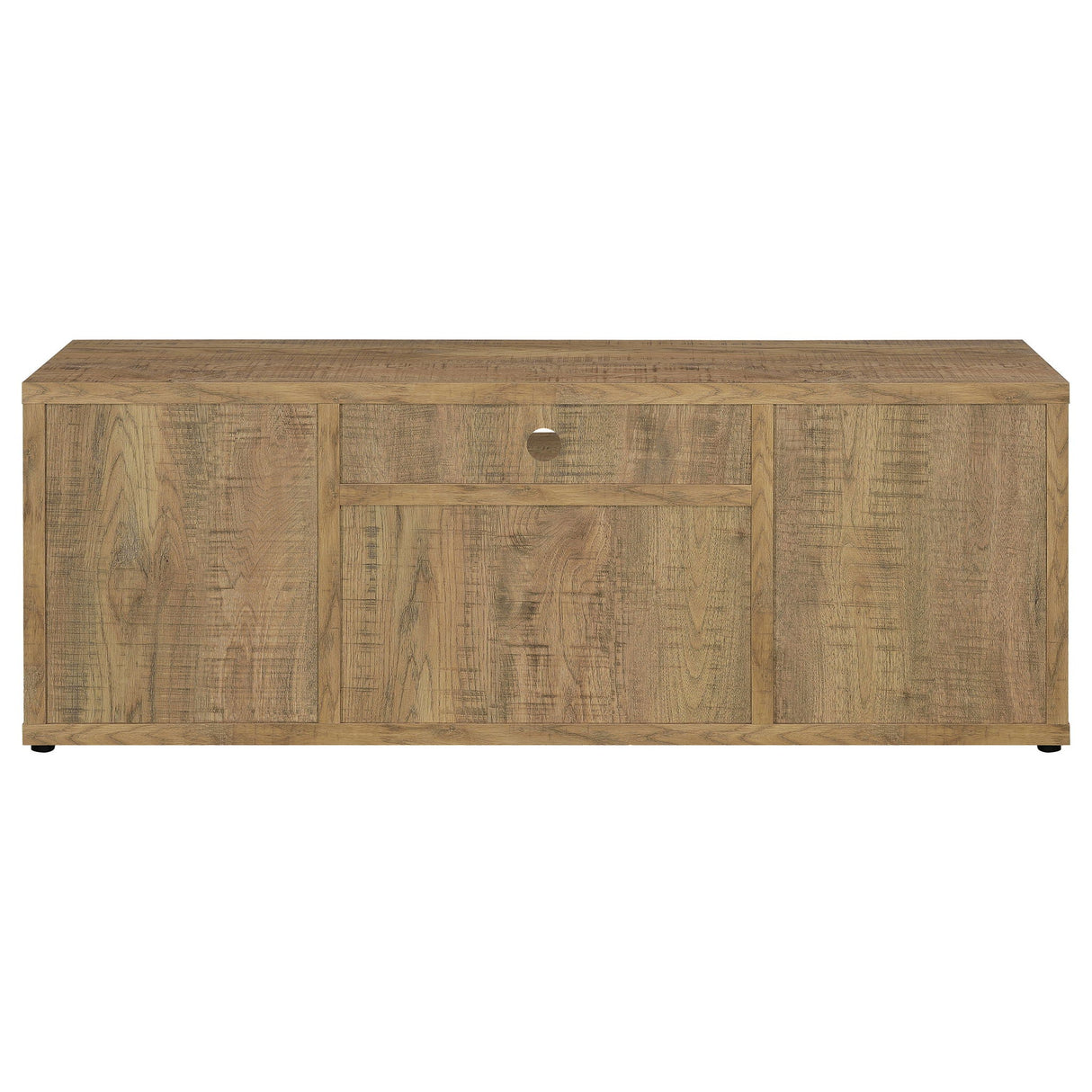 Noriega - 4 Door 60" TV Stand With Hidden Storage - Mango Color