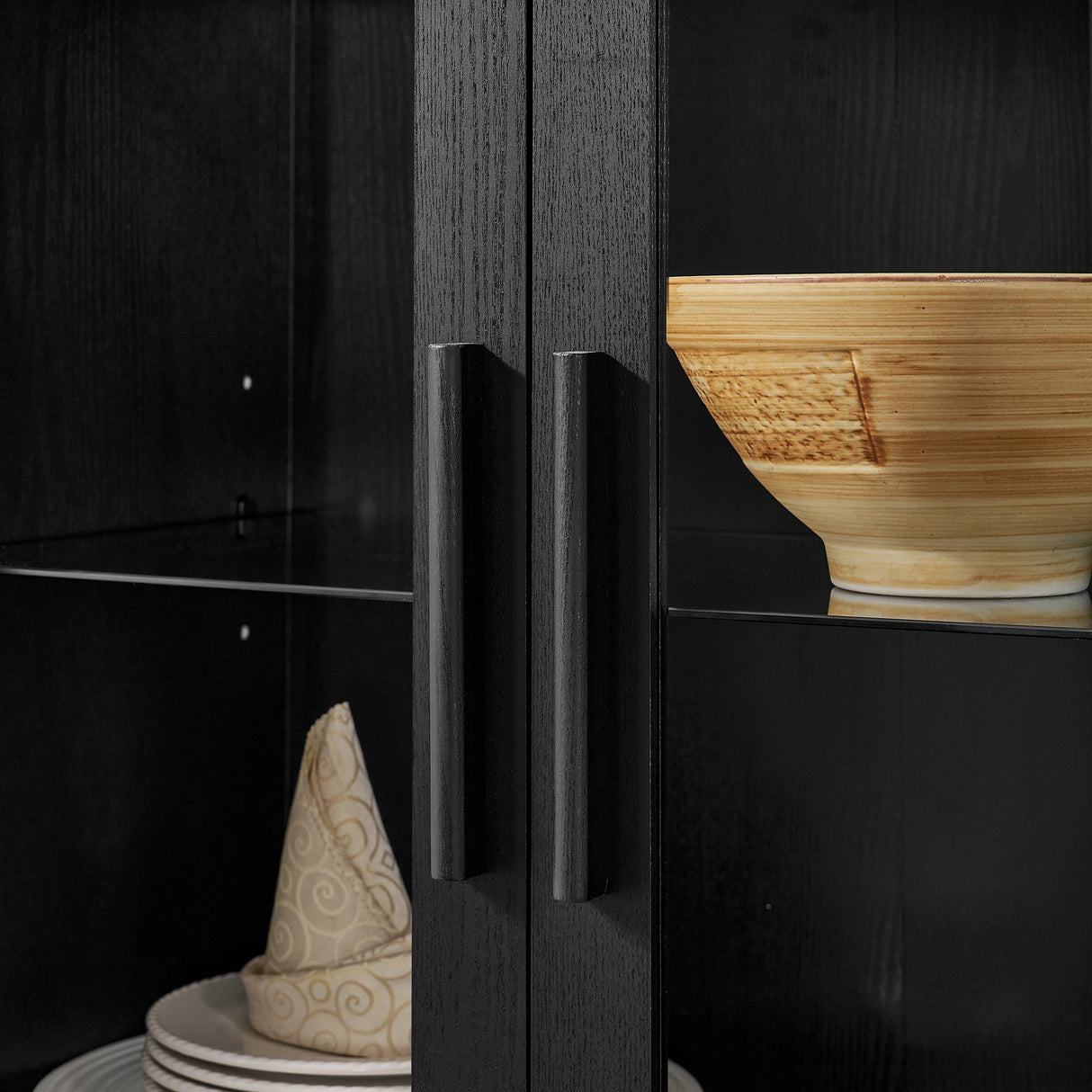 High Arched Storage Cabinet with LED Light