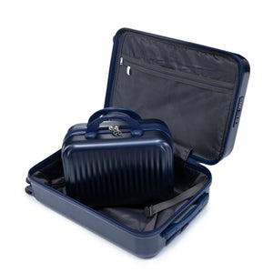 ABS Spinner Luggage Set with Combination Lock - Navy