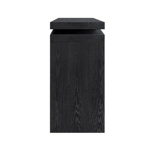 65-Inch Rustic Solid Wood Veneer Console Table