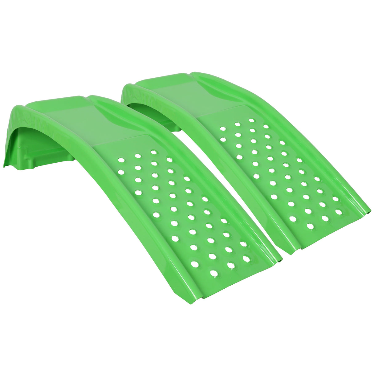 Heavy Duty Solid Steel Car Ramps, 8000 LBS Capacity