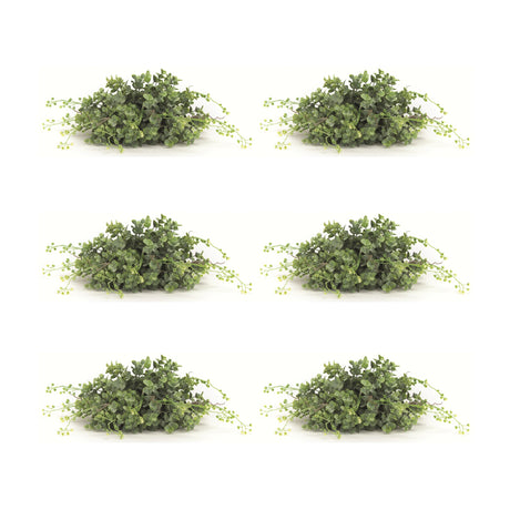 Boxwood-foliage-half-orb-(set-of-6)-Artificial-Flowering-Plants