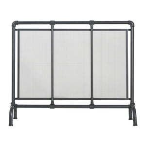 Celeste 1 Panel Iron Fireplace Screen 36" W x 29" H