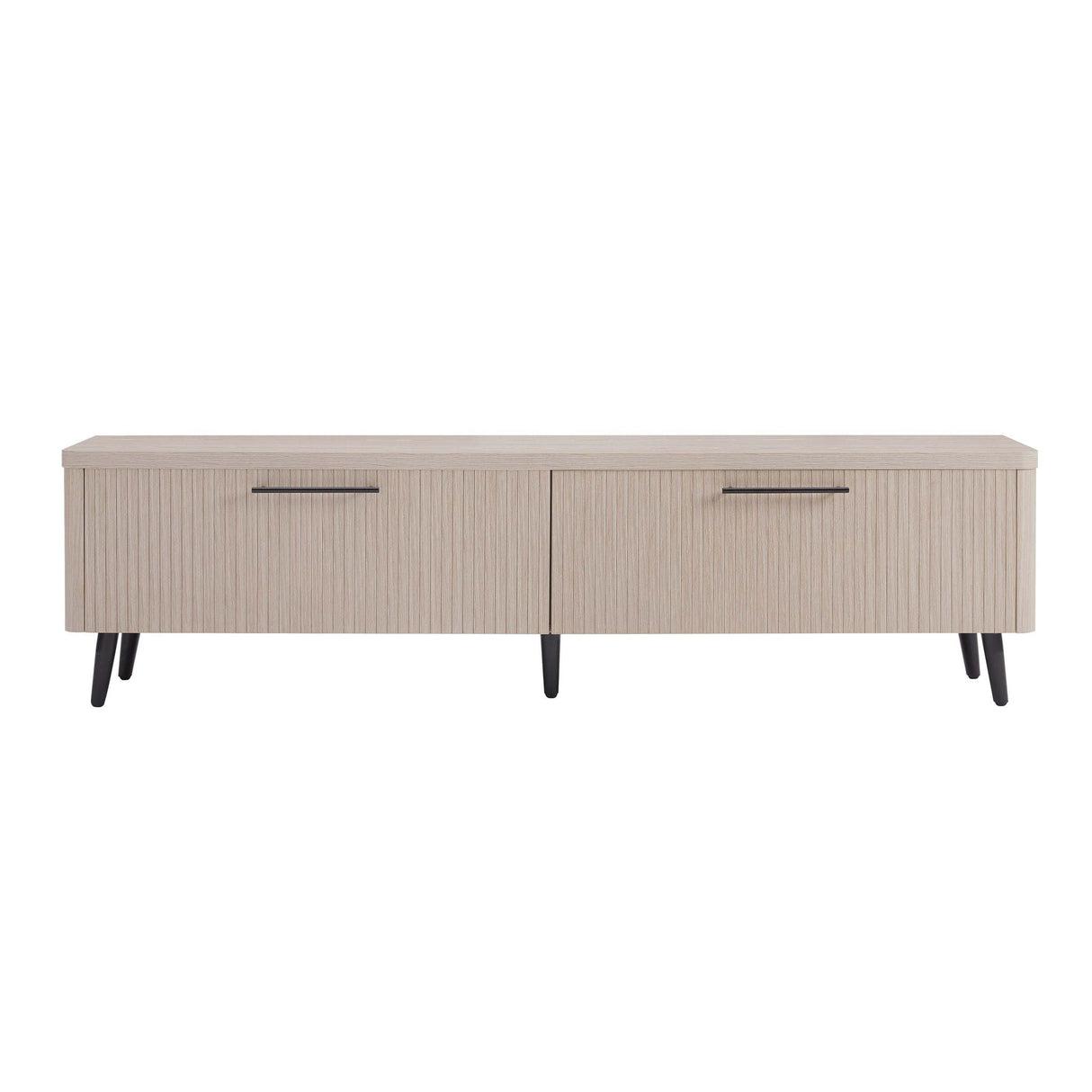 Jodie - Fluted TV Stand - Oak