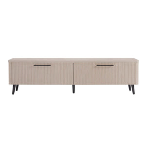 Jodie - Fluted TV Stand - Oak