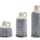 Terra-Cotta-Jug-Vase-with-Navy-Criss-Cross-Pattern-(Set-of-3)-Vases