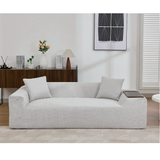The Sophia Modern Bouclé Two-Piece Sofa Ensemble