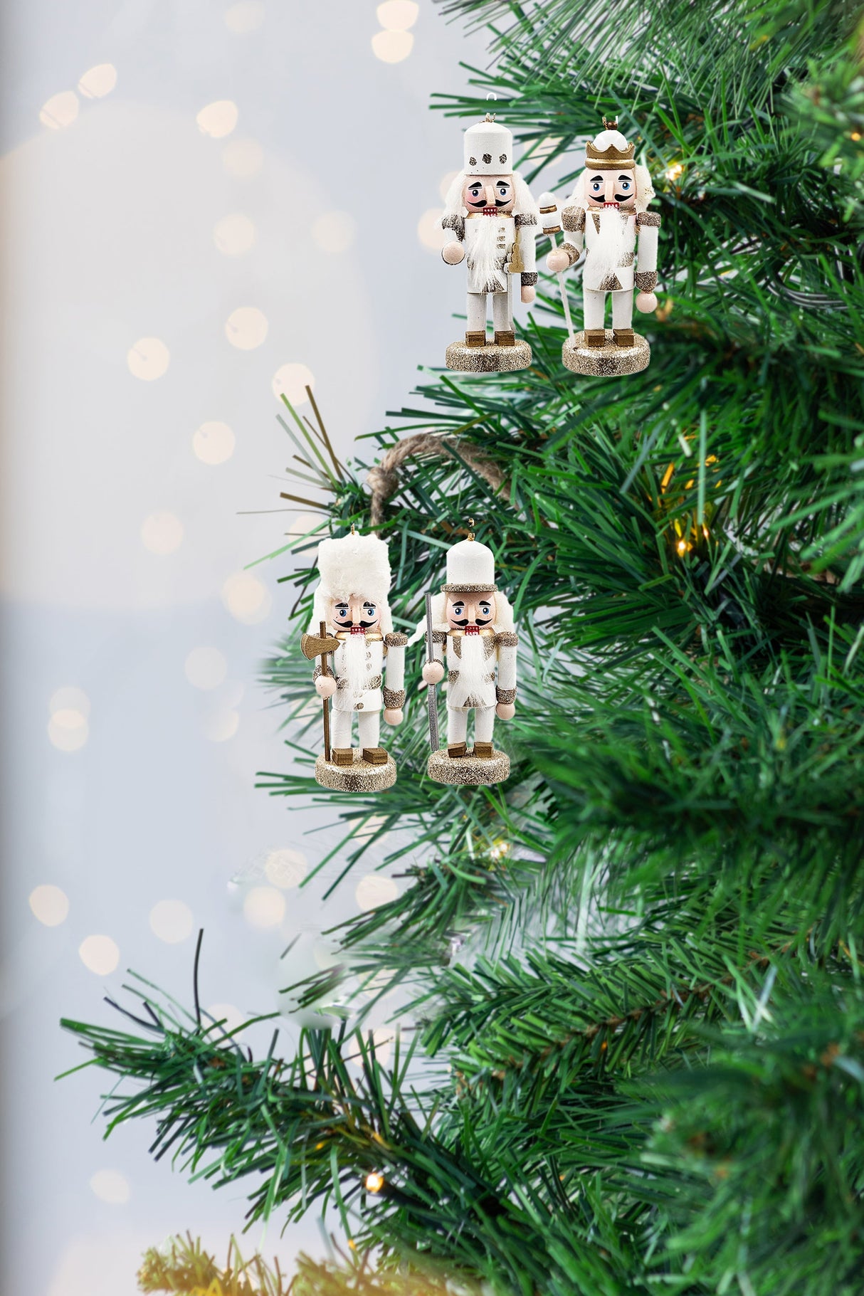 S/4 3.9" Nutcracker Ornaments