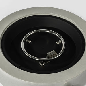 24' Propane Gas Fire Pit Bowl 50000 BTU - Steel Grey Outdoor Fire Pit