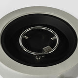 24' Propane Gas Fire Pit Bowl 50000 BTU - Steel Grey Outdoor Fire Pit