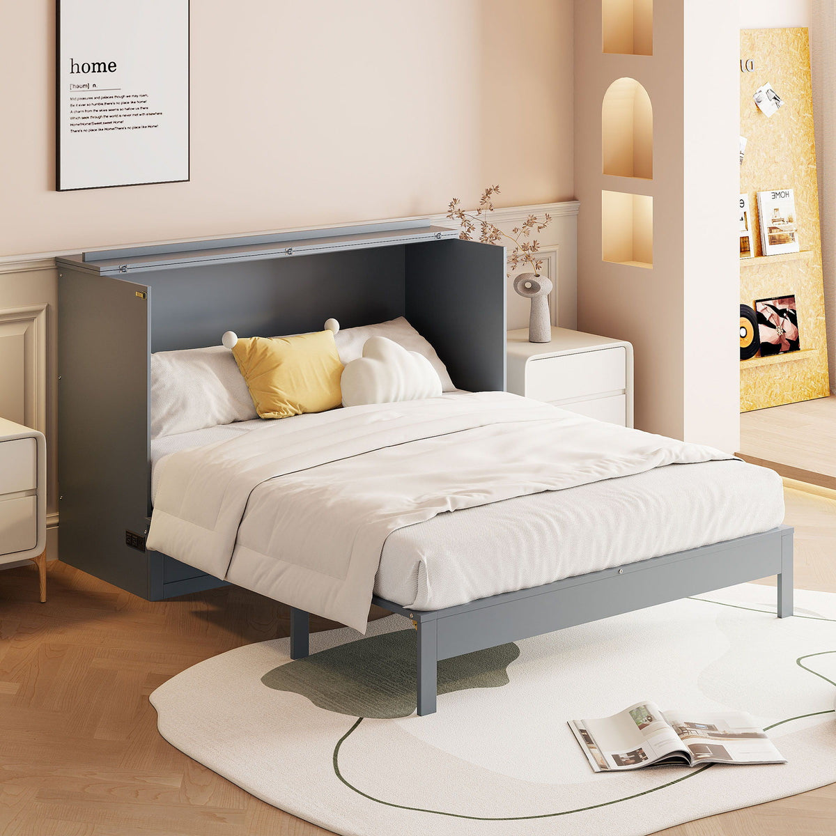 Murphy Bed With Large Drawers