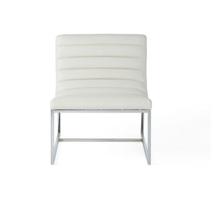 Wilmouth Roll Occasional Chair - White