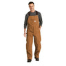 Carhartt Men's Loose Fit Insulated Bib Overall - Brown