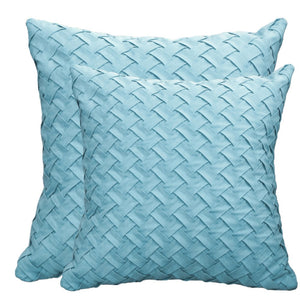 Set of 2 Throw Pillow Covers AND Inserts mixed of 18"x18" and 20"x20" well mixed one of each size